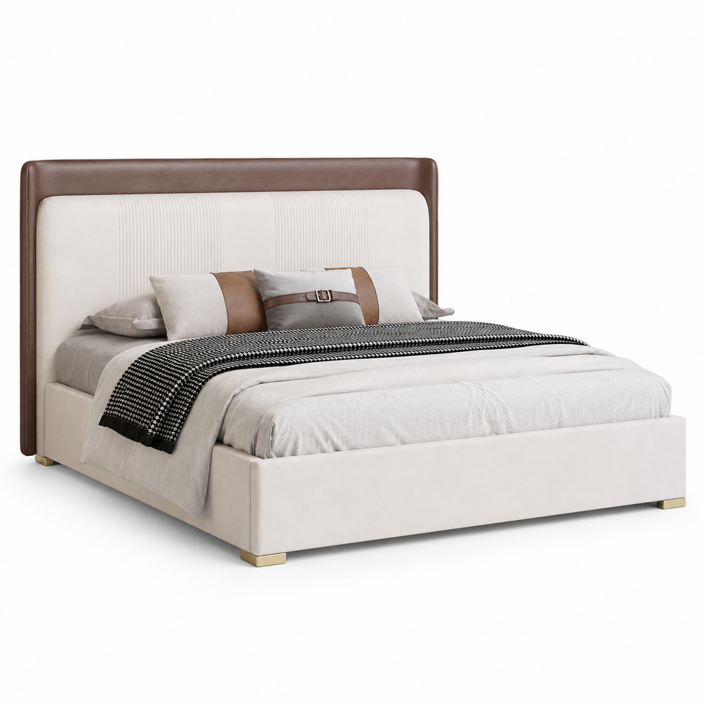 Luxury Bed with Premium Padded Headboard