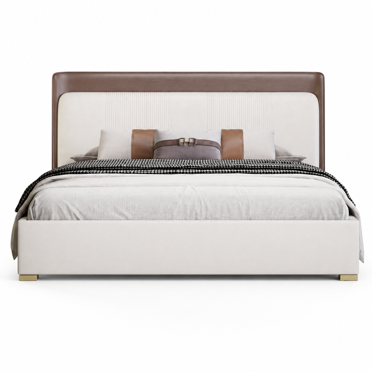 Luxury Bed with Premium Padded Headboard