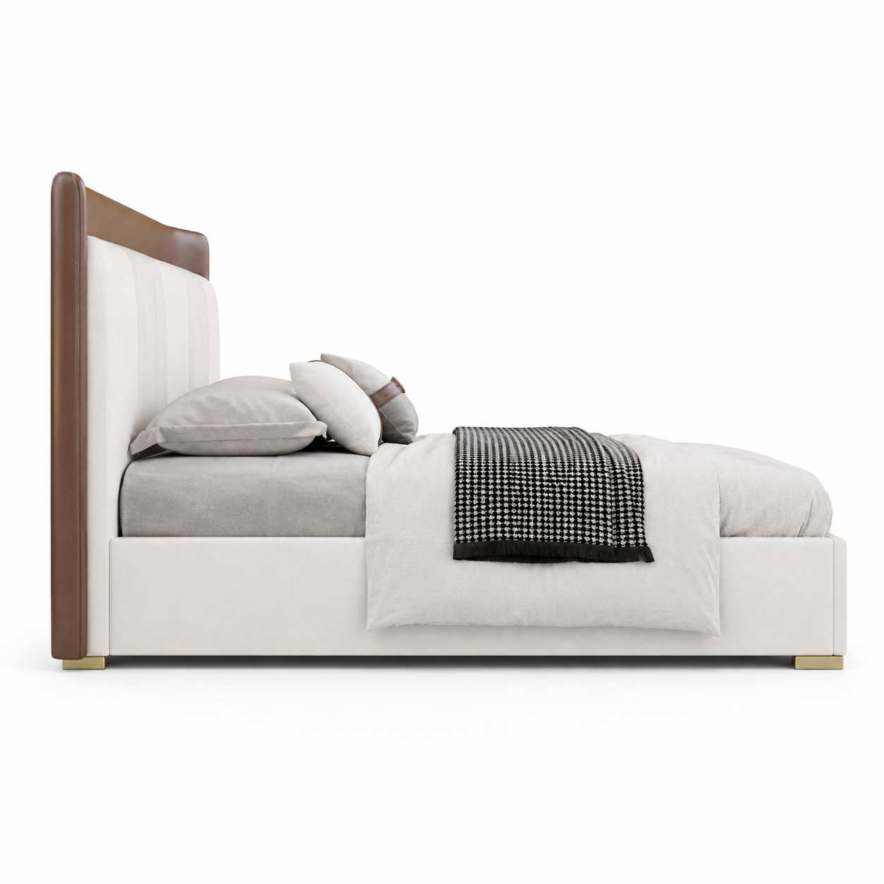 Luxury Bed with Premium Padded Headboard