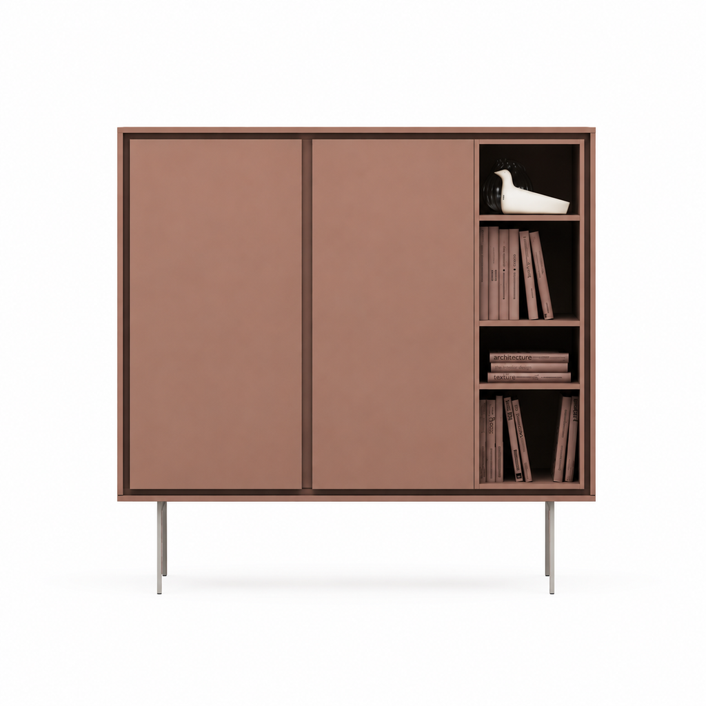 Modern Matte Finish Laminated Cabinet