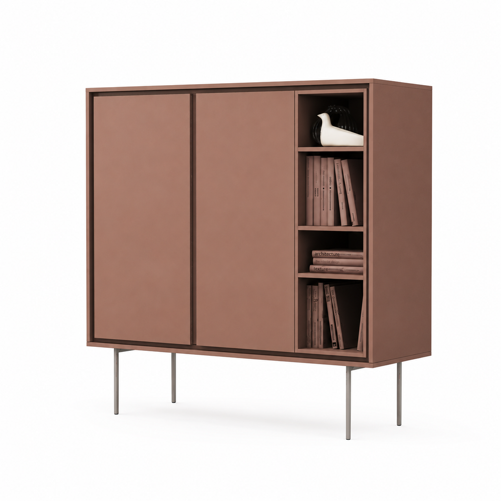 Modern Matte Finish Laminated Cabinet