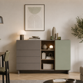 Duo-Tone Laminate Sideboard with Drawer Storage